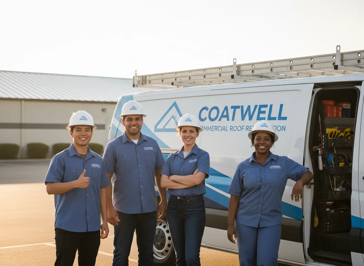 Commercial roof coating company in Southport, ME